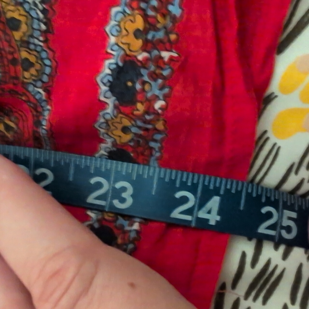 Lucky Brand Paisley Split Neck Blouse, 100% Modal - Picture 11 of 11